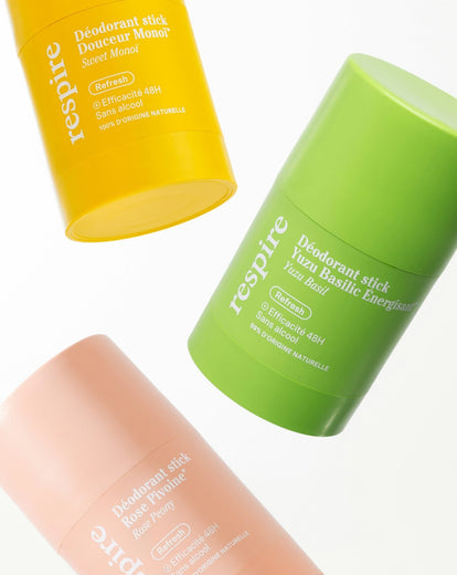 Déodorant stick Yuzu Basilic Énergisant - Respire